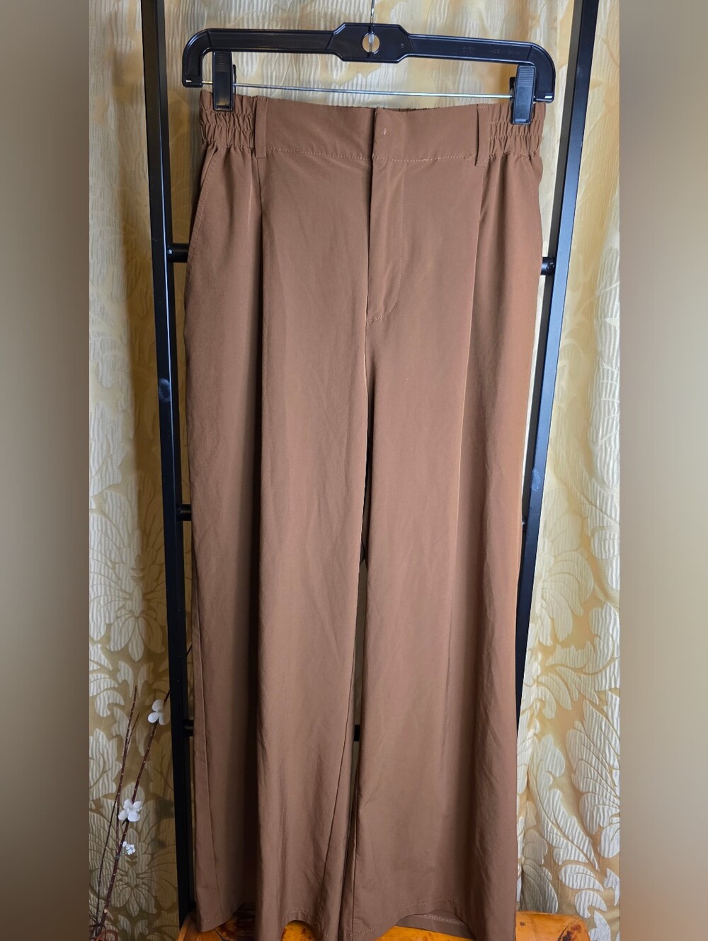 Alo Women Elastic Waist Long Pant Sz XS